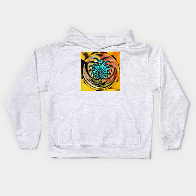 Color wheel Sphere pin Kids Hoodie by TriForceDesign